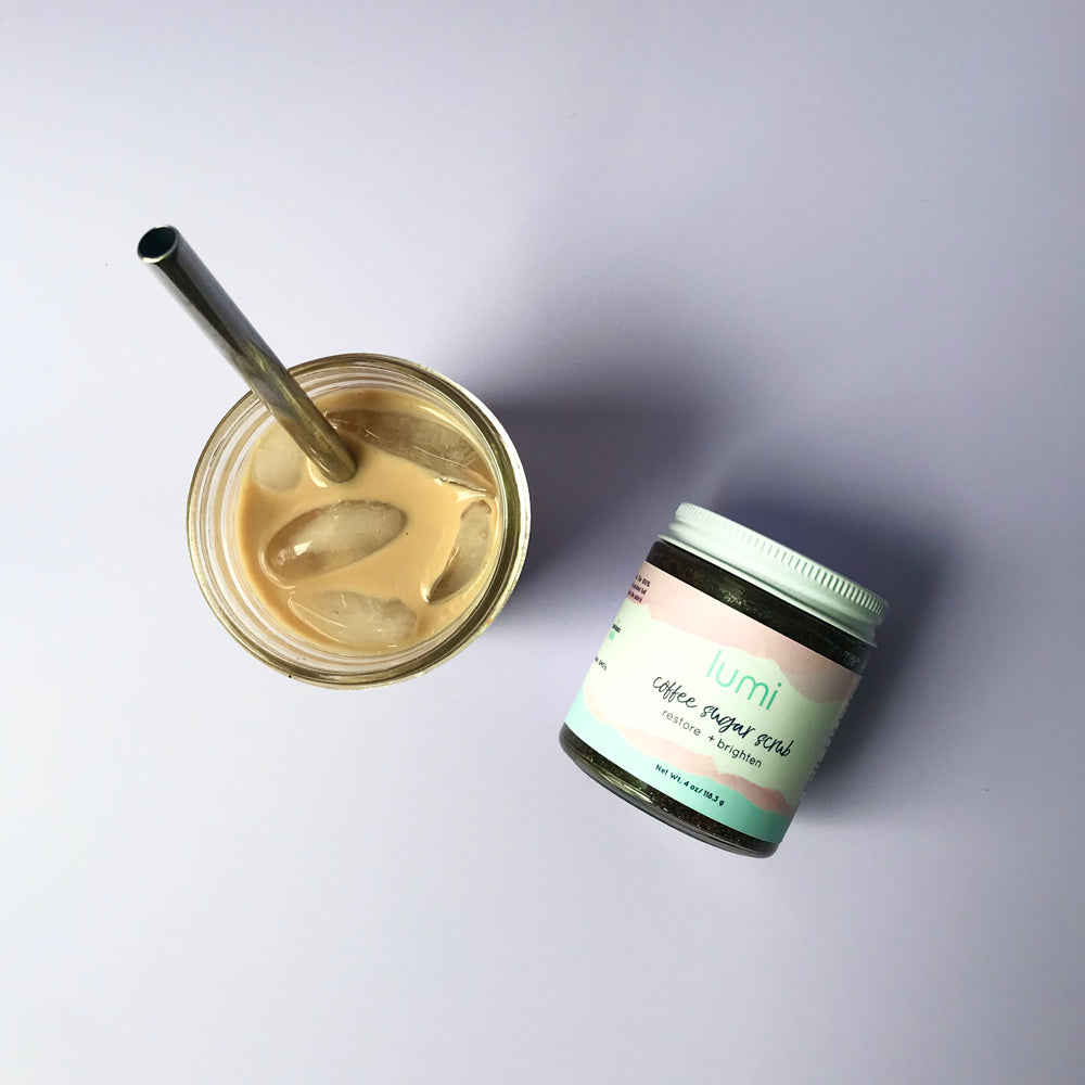 coffee scrub lifestyle image