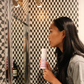 dry shampoo brunette in use